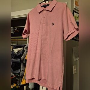U.S. Polo Assn. Pink Polo Shirt